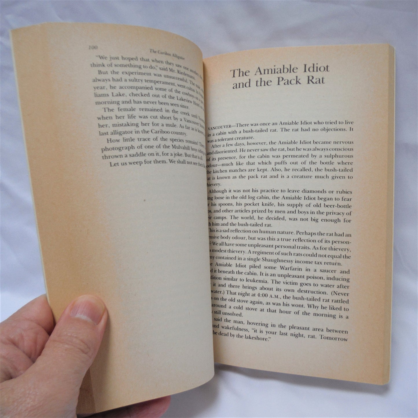 CHILCOTIN HOLIDAY: Short Stories by Paul St. Pierre (1984-SIGNED)