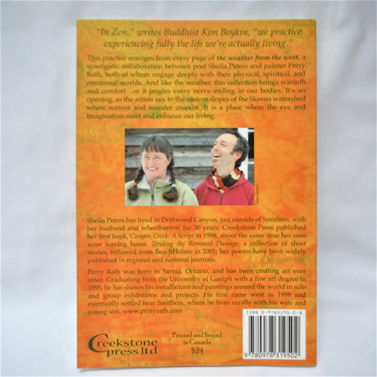THE WEATHER FROM THE WEST, Poems by Sheila Peters & Paintings by Perry Rath (1st Ed. SIGNED)