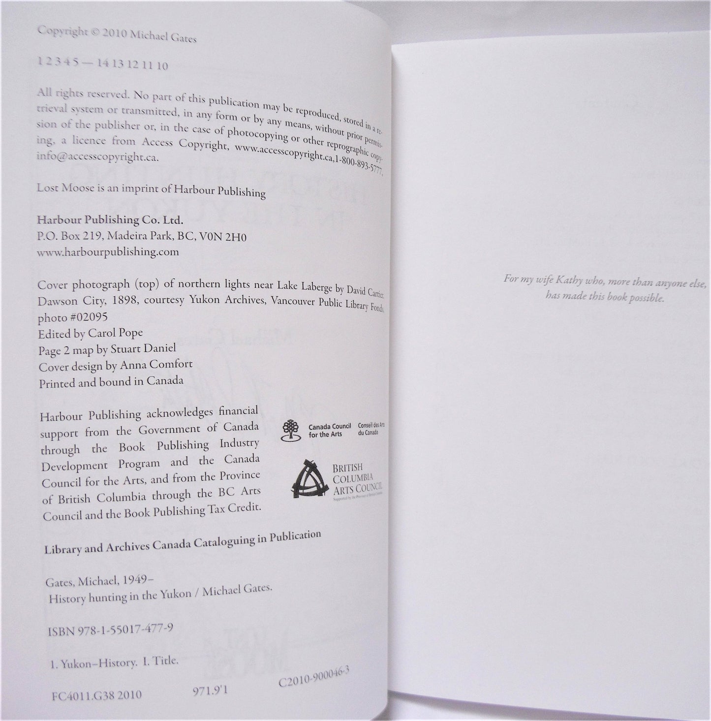 HISTORY HUNTING IN THE YUKON, Short Stories by Michael Gates (1st Ed. SIGNED)