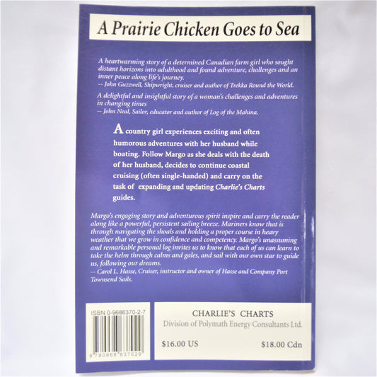 A PRAIRE CHICKEN GOES TO SEA: Autobiography by Margo Wood (1st Ed. SIGNED)