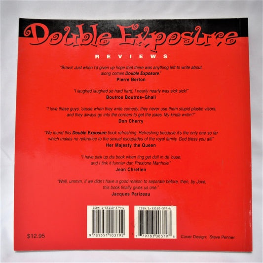 DOUBLE EXPOSURE: Political Satire at its Finest! By Linda Cullen & Rob Robertson (1st Ed. SIGNED)