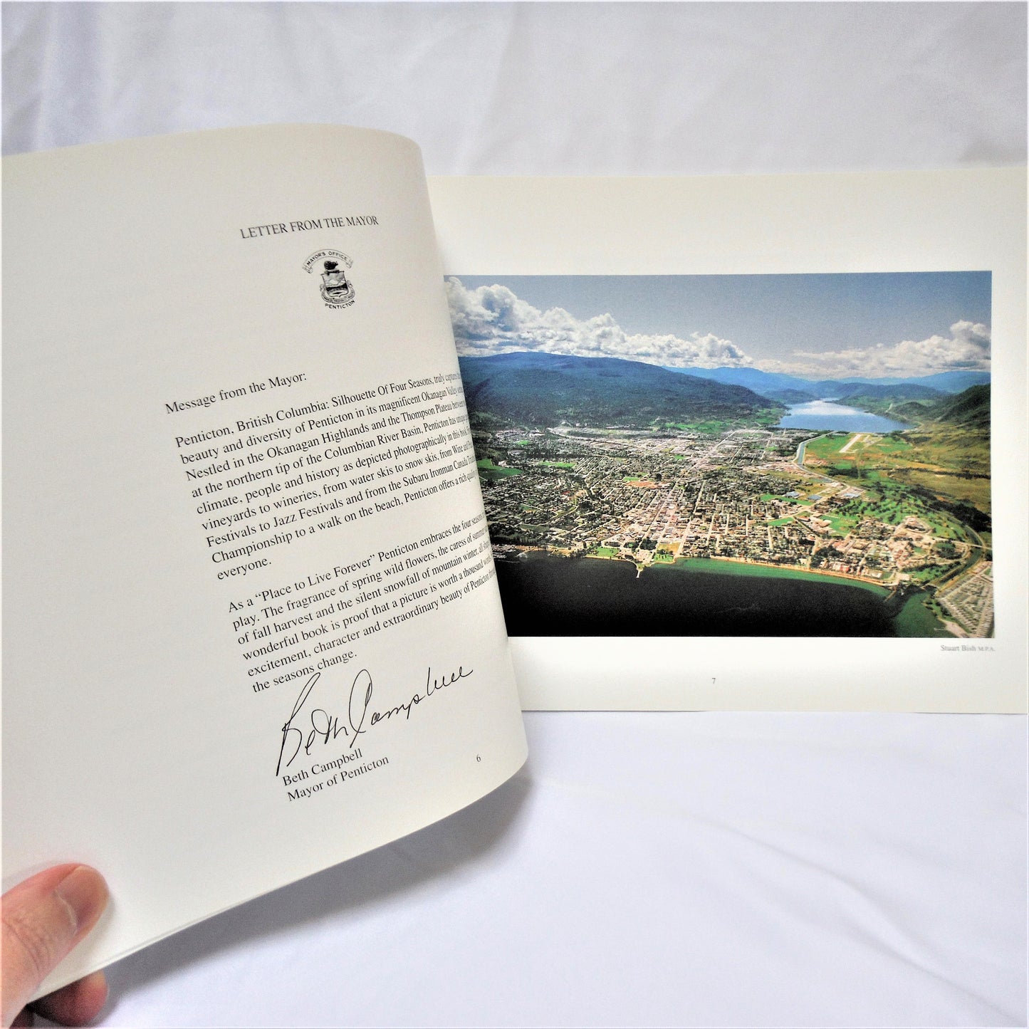 PENTICTON, BRITISH COLUMBIA, Silhouette of Four Seasons, An Amazing Pictorial Book, by the City of Penticton (1st Ed. SIGNED)