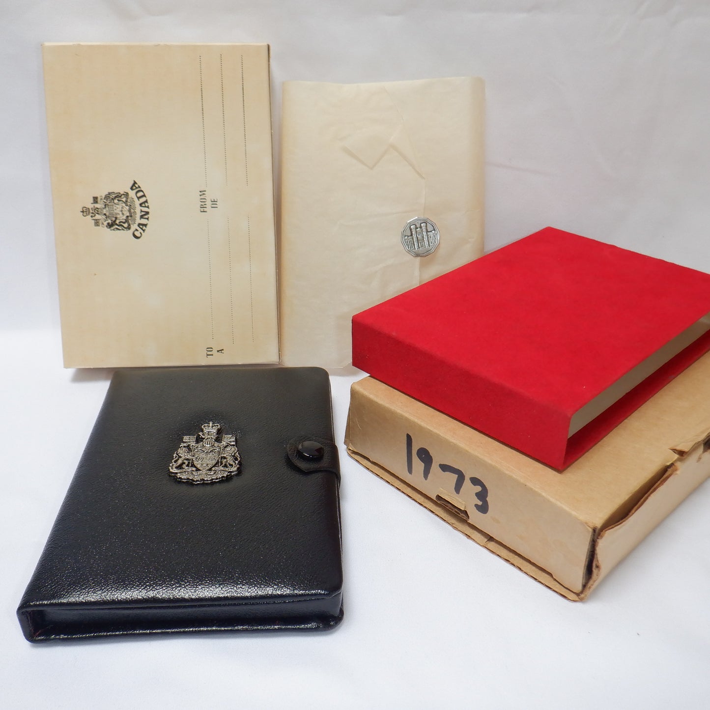 1973 Double Dollar 7-Coin CDN Prestige Set: PEI and RCMP 100th Anniversary