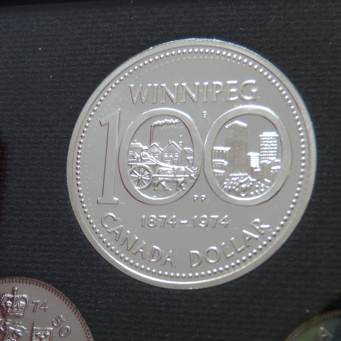 1974 Double Dollar 7-Coin CDN Prestige Set: CITY OF WINNIPEG 100th Anniversary