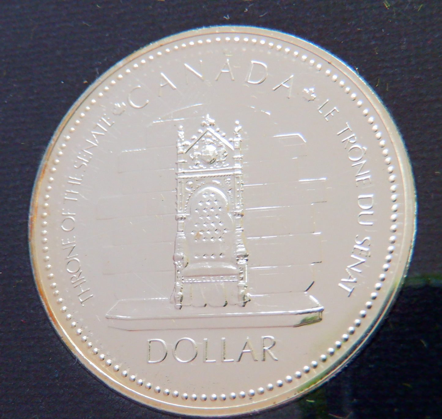 1977 Double Dollar 7-Coin CDN Prestige Set: THRONE OF THE SENATE 25th Anniversary