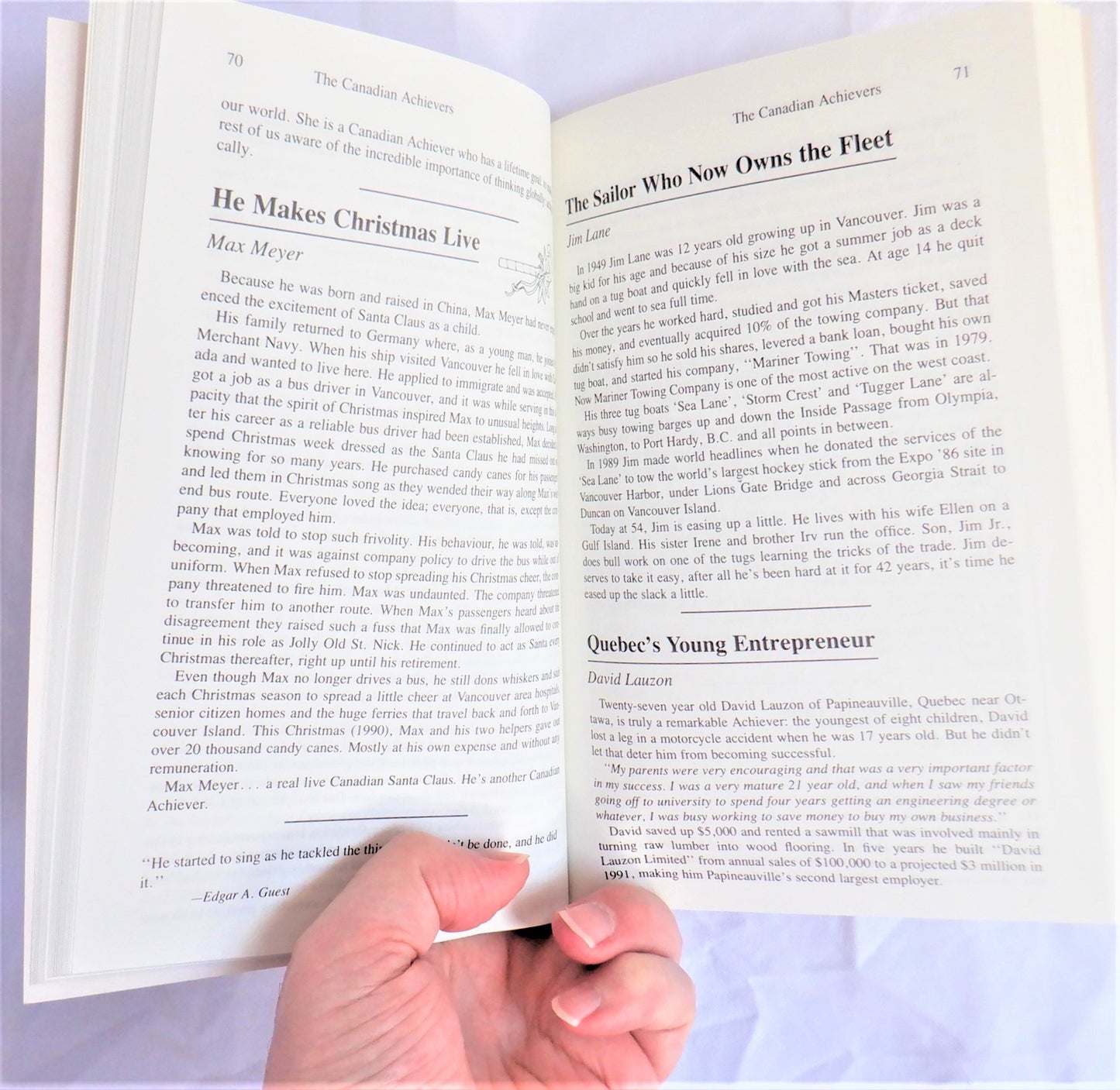 THE CANADIAN ACHIEVERS, How THEY Did It, How YOU Can Do It, Why YOU Should Do It, by Dick Drew (1st Ed. SIGNED)