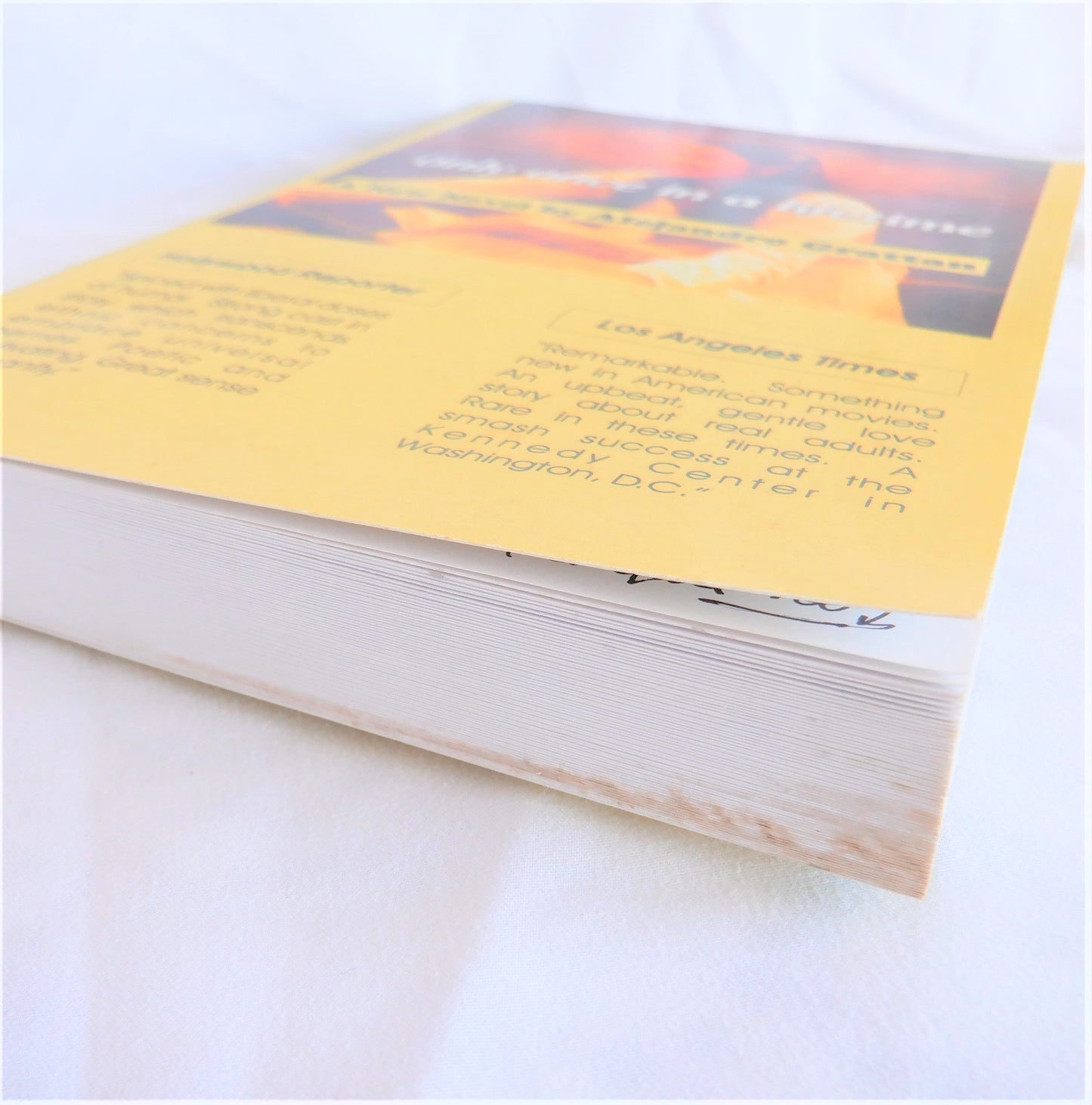ONLY ONCE IN A LIFETIME, A New Novel by Alejandro Grattan (1st Ed. SIGNED)