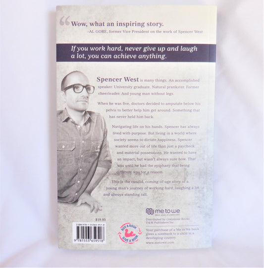 STANDING TALL, My Journey, by Spencer West with Susan McClelland (1st Ed. SIGNED)