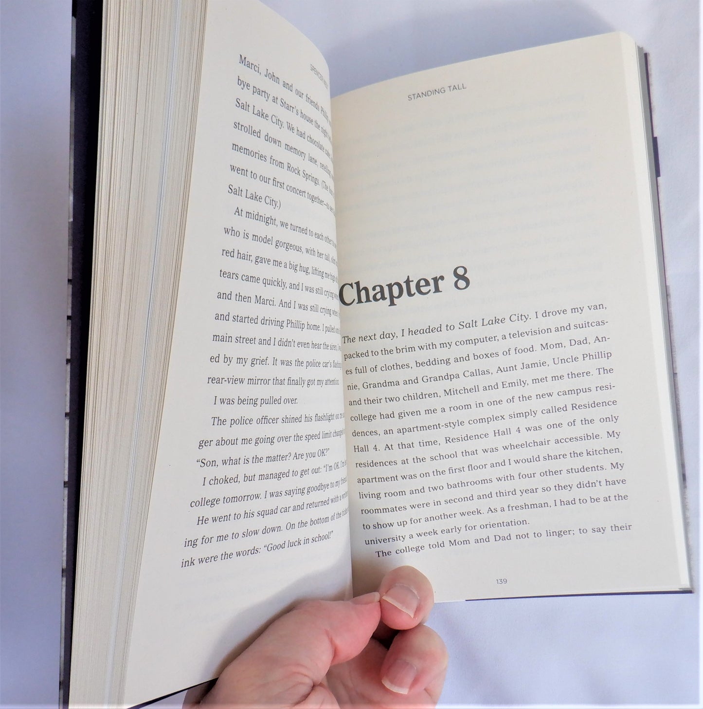 STANDING TALL, My Journey, by Spencer West with Susan McClelland (1st Ed. SIGNED)