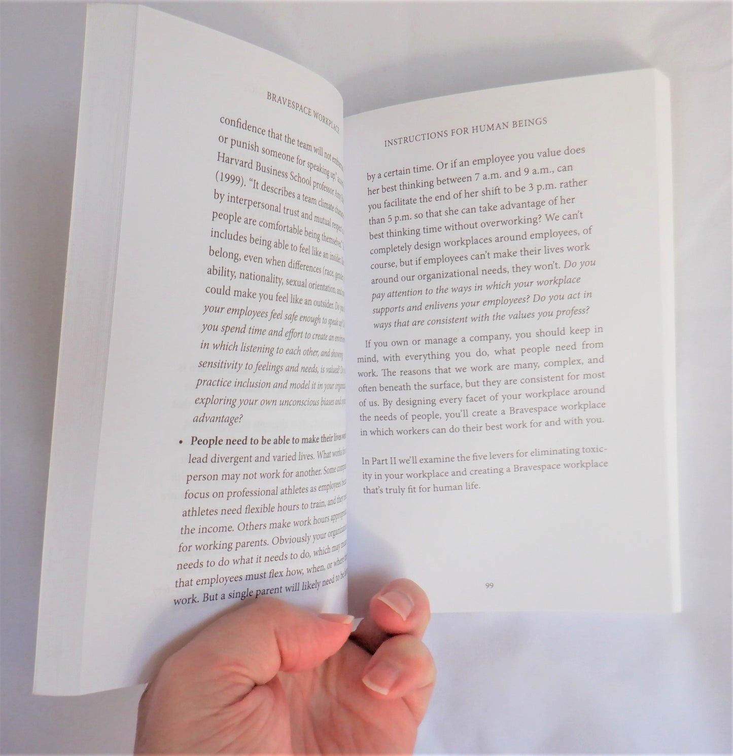 BRAVESPACE WORKSPLACE, Making Your Company Fit for Human Life, by Moe Carrick (1st Ed. SIGNED)