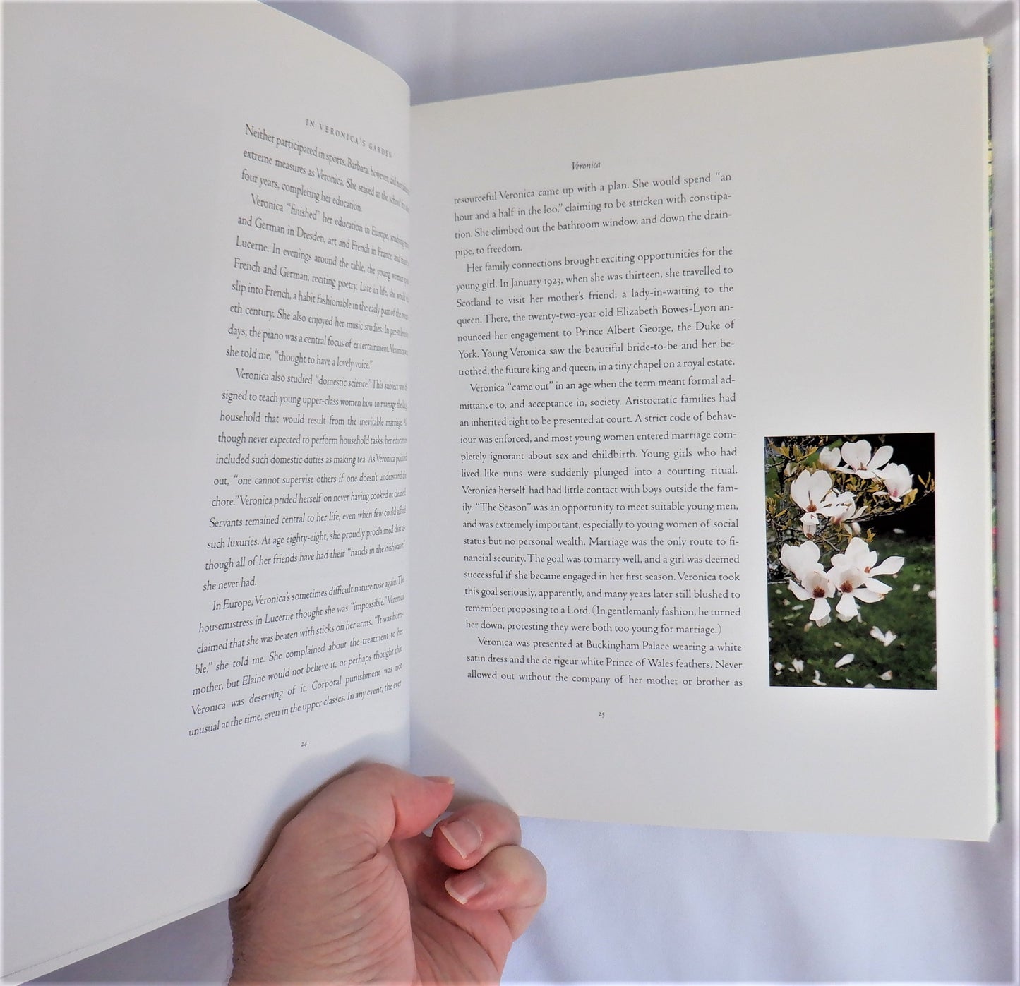 IN VERONICA'S GARDEN, by Margaret Cadwaladr (1st Ed. SIGNED)