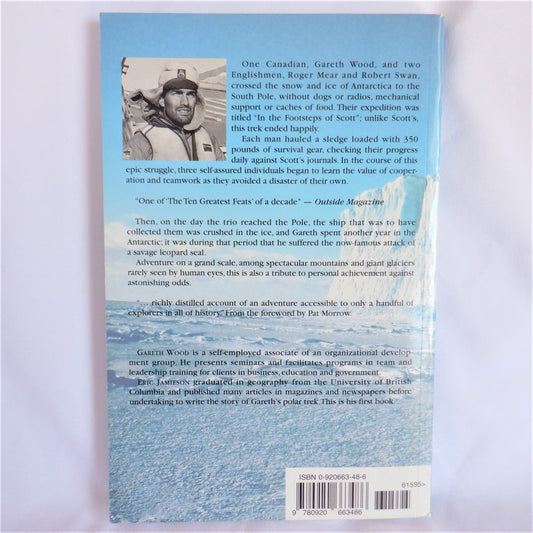 SOUTH POLE 900 Miles on Foot, by Gareth Wood with Eric Jamieson (1st Ed. SIGNED)