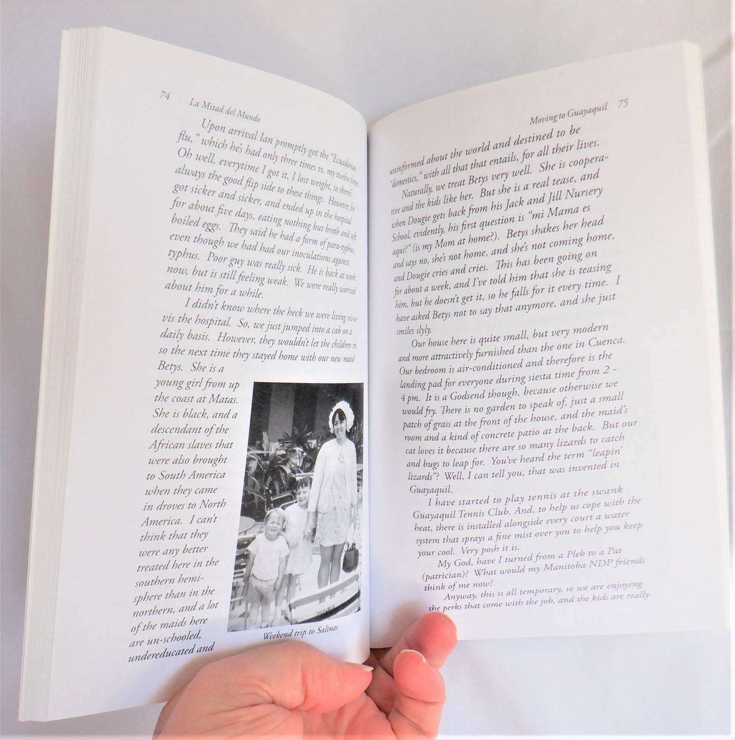 ECUADOR, La Mitad del Mundo, A Memoir by Judith McIntosh (1st Ed. SIGNED)