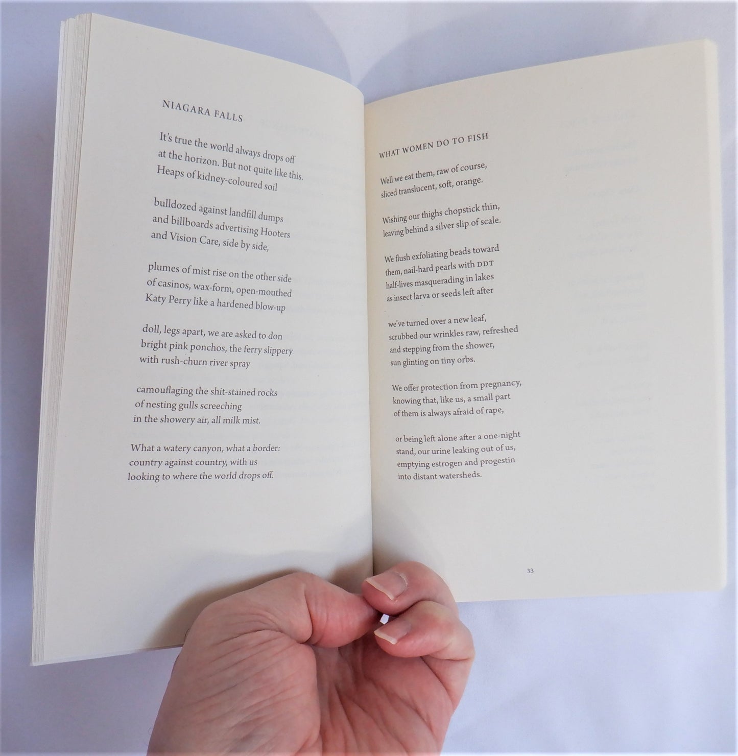 OUTSIDE AMERICA, Poems by Sarah de Leeuw (1st Ed. SIGNED)