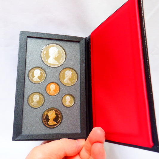 1988 Double Dollar 7-Coin CDN Proof Set: SAINT-MAURICE IRONWORKS 250th Anniversary (NEW Loonie!)