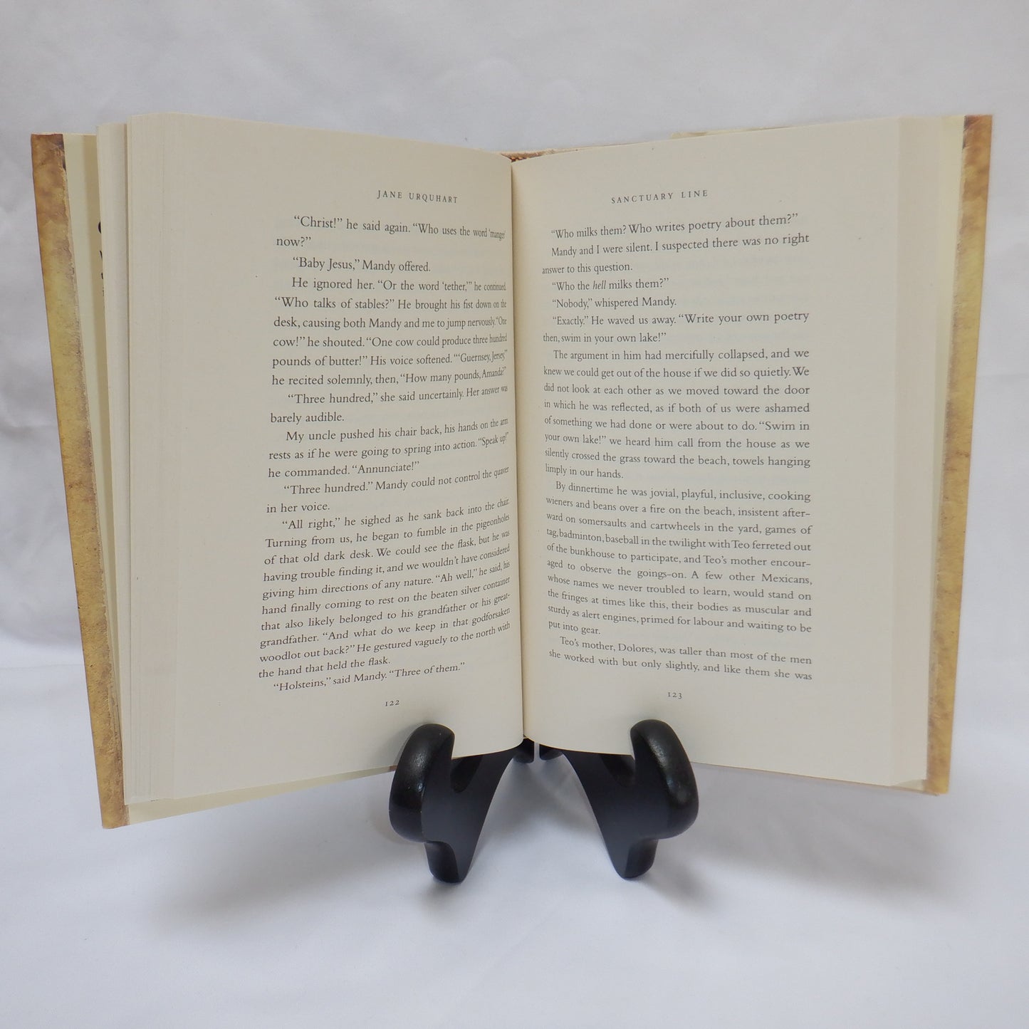 SANCTUARY LINE, A Novel by Jane Urquhart (1st Ed. SIGNED)