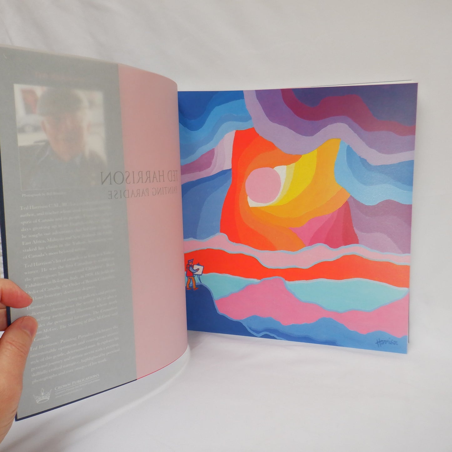 TED HARRISON Painting Paradise, by Katherine Gibson (1st Ed. SIGNED)