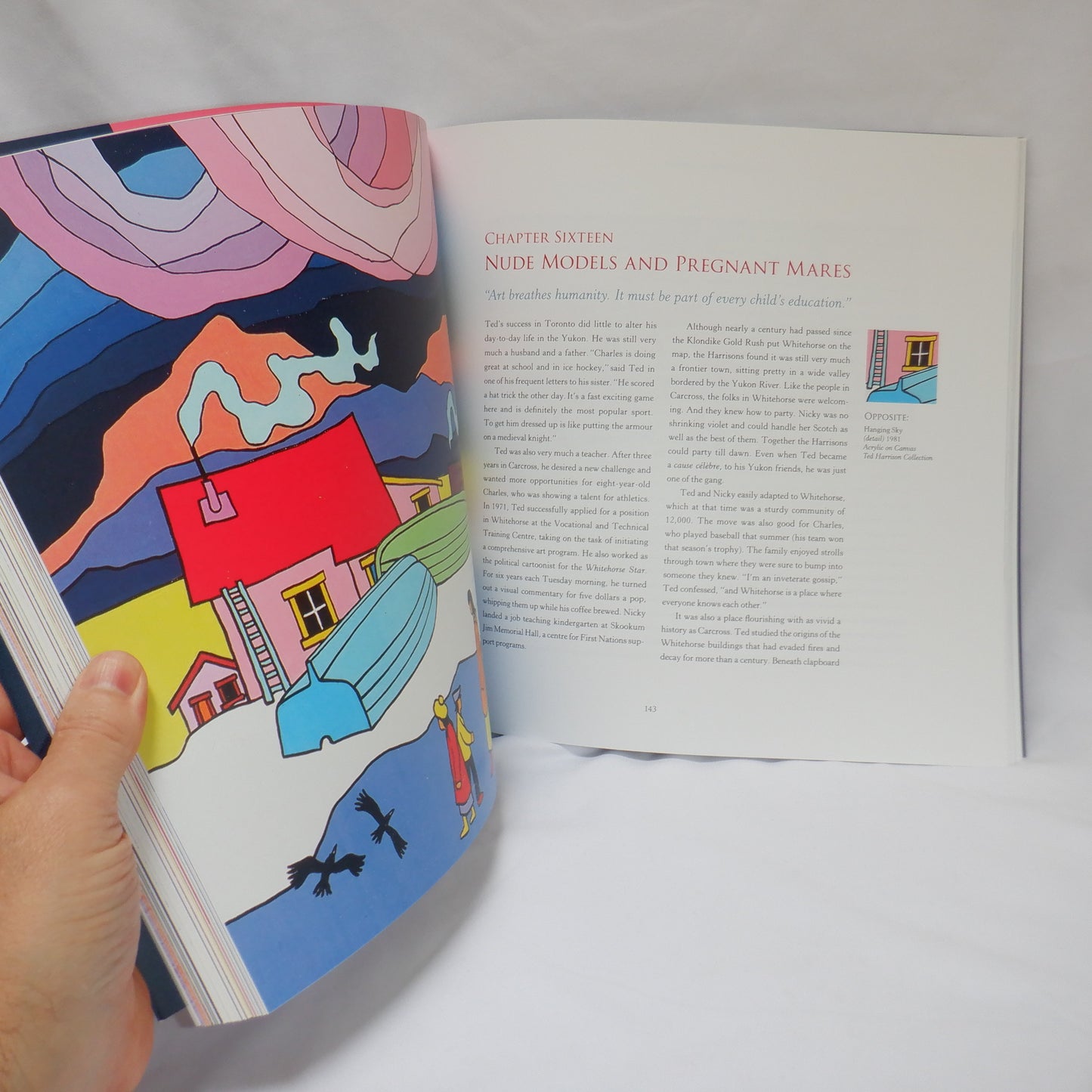 TED HARRISON Painting Paradise, by Katherine Gibson (1st Ed. SIGNED)