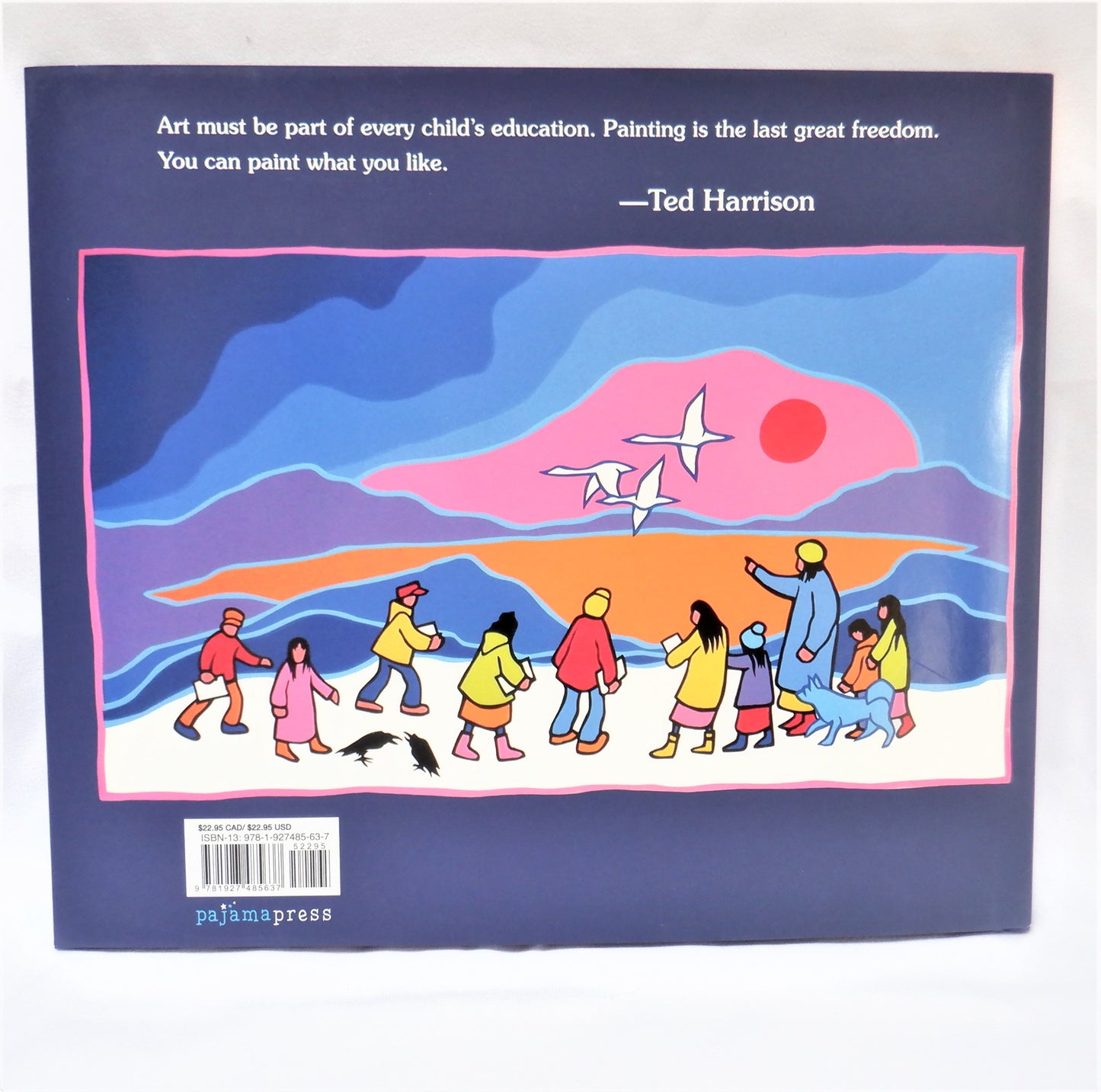 A BRUSH FULL OF COLOUR…The World of Ted Harrison, by Margriet Ruurs & Katherine Gibson (1st Ed. SIGNED)