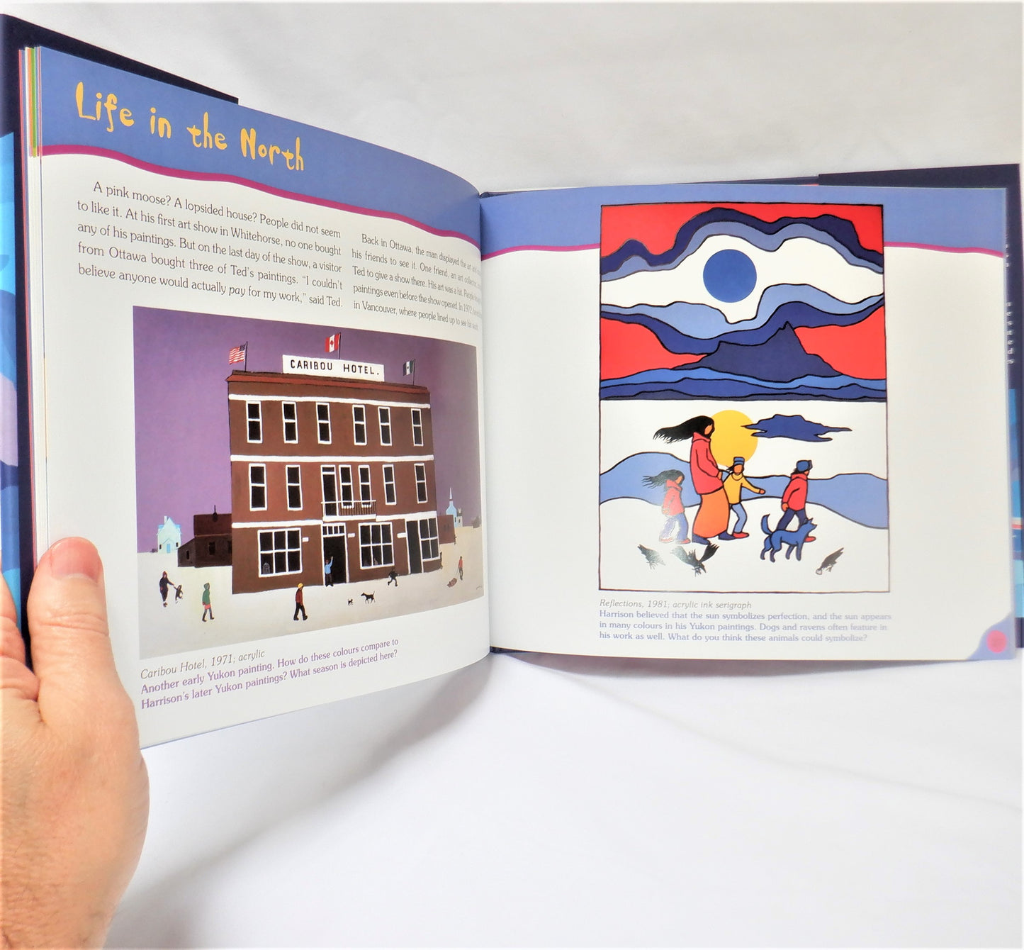 A BRUSH FULL OF COLOUR…The World of Ted Harrison, by Margriet Ruurs & Katherine Gibson (1st Ed. SIGNED)