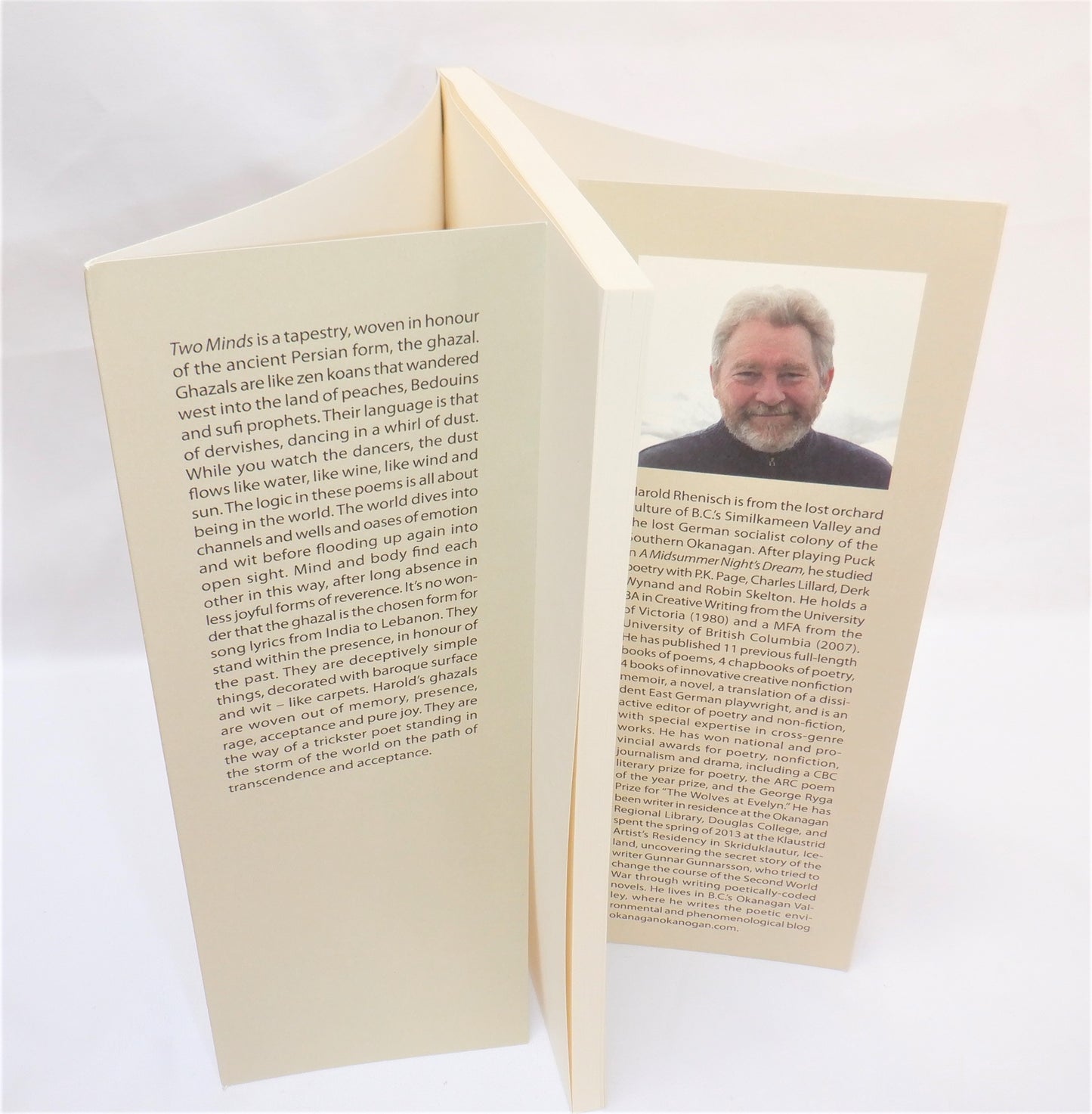 TWO MINDS, Poetry by Harold Rhenisch (1st Ed. SIGNED)