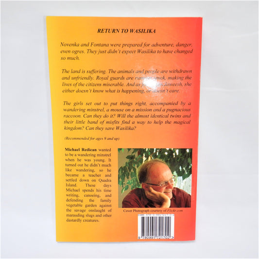 RETURN TO WASILIKA, A Young Reader Adventure Novel by Michael Redican (1st Ed. SIGNED)
