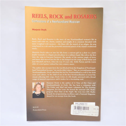 REELS, ROCK and ROSARIES, Confessions of a Newfoundland Musician by Marjorie Doyle (1st Ed. SIGNED)