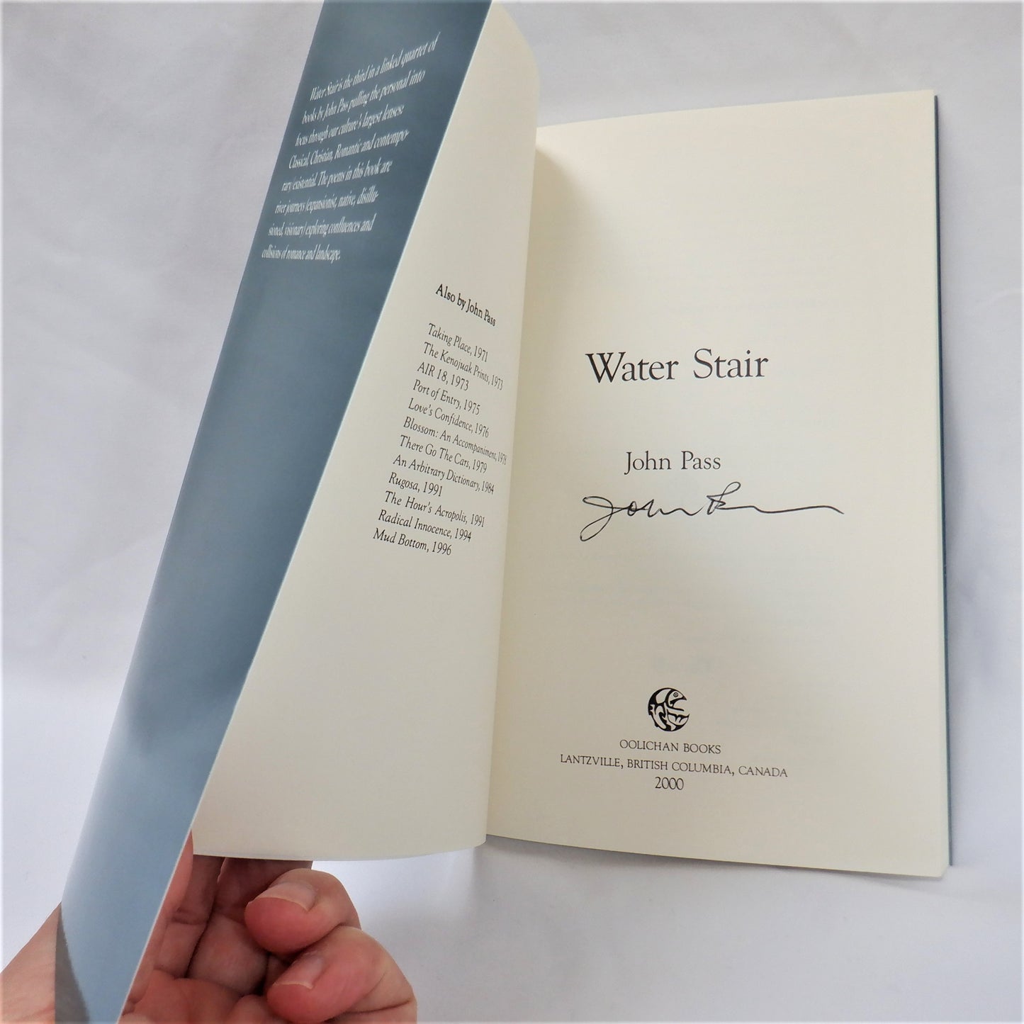 WATER STAIR, Poetry by John Pass (1st Ed. SIGNED)