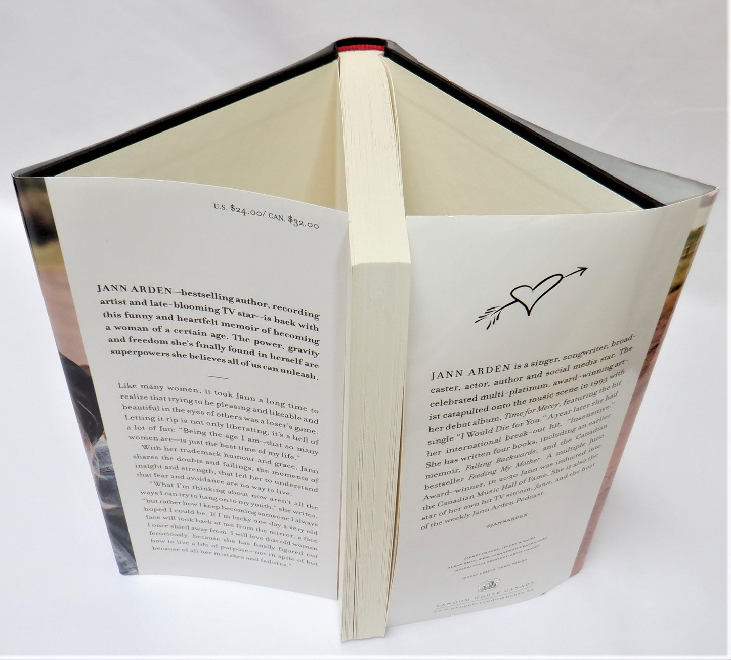 IF I KNEW THEN, Finding Wisdom in Failure and Power in Aging, by Jann Arden (1st Ed. SIGNED)