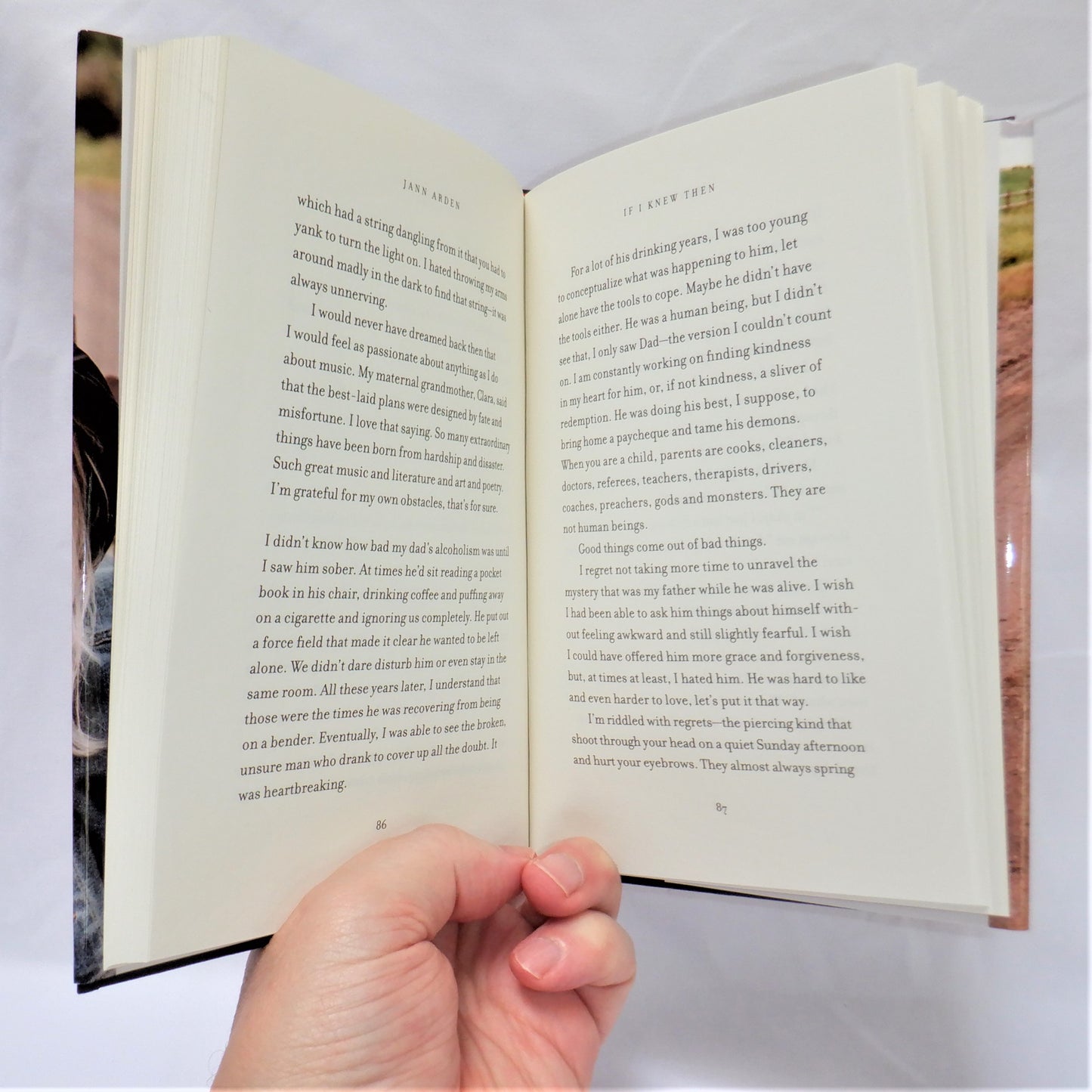 IF I KNEW THEN, Finding Wisdom in Failure and Power in Aging, by Jann Arden (1st Ed. SIGNED)