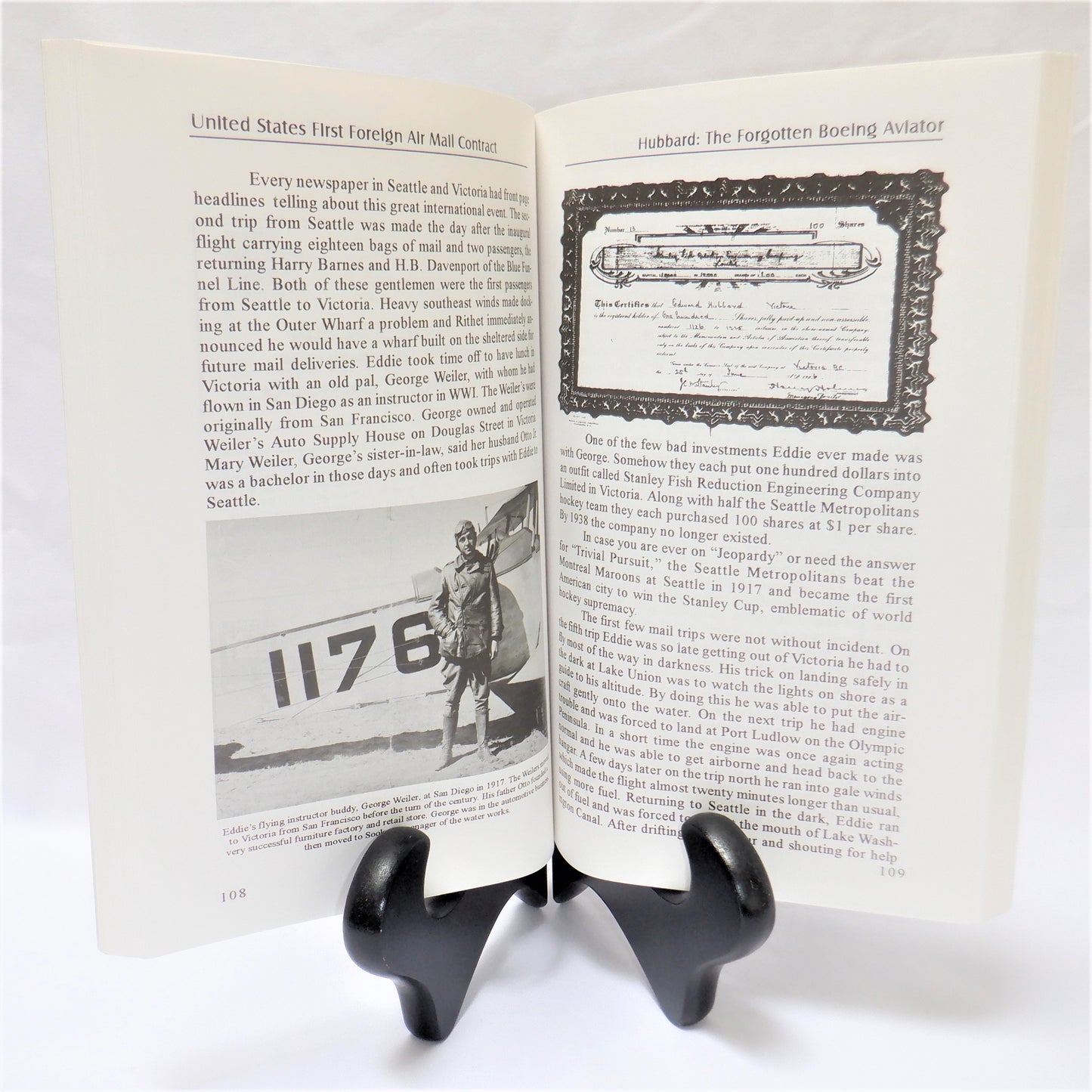 HUBBARD: THE FORGOTTEN BOEING AVIATOR, by Jim Brown (1st Ed. SIGNED)