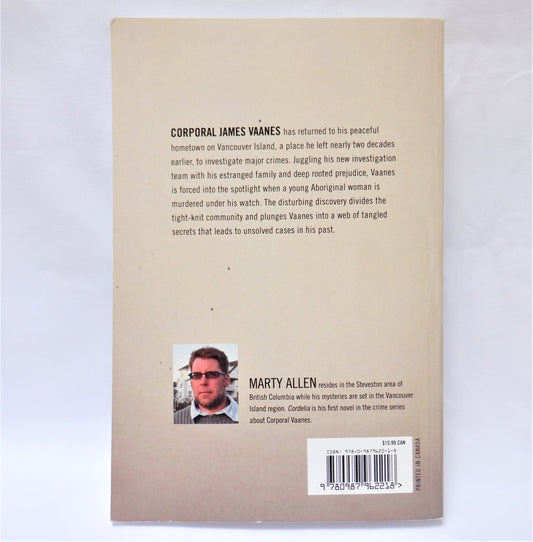 CORDELIA, A CORPORAL JAMES VAANES CRIME NOVEL, by Marty Allen (1st Ed. SIGNED)