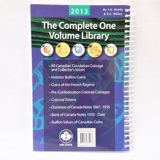 2013 COINS OF CANADA, 31st Edition by J.A. Haxby & R.C. Willey