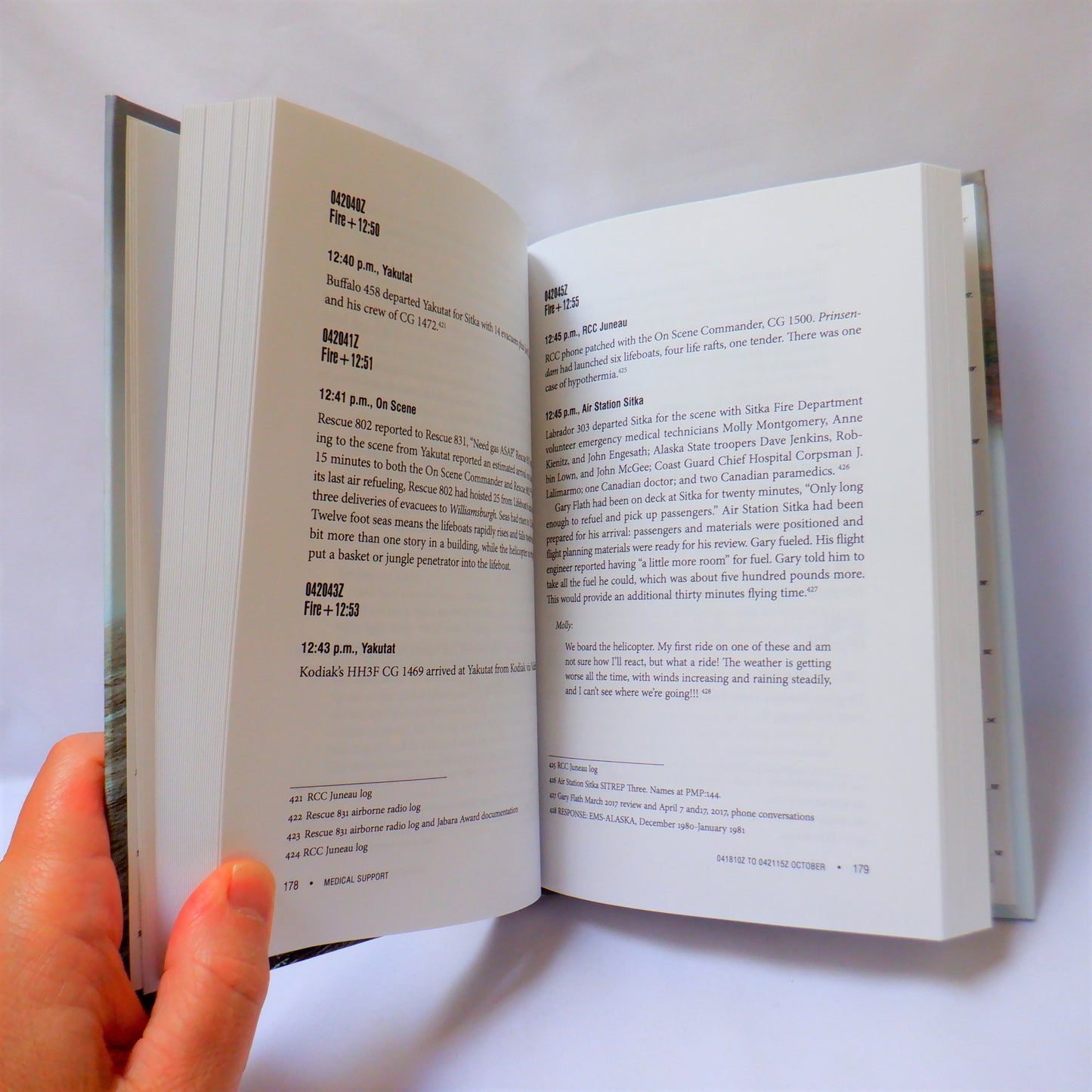 NONE WERE LOST-The Prinsendam Fire and Rescue Story by Stephen J. Corcoran (RARE 1st Ed. SIGNED)