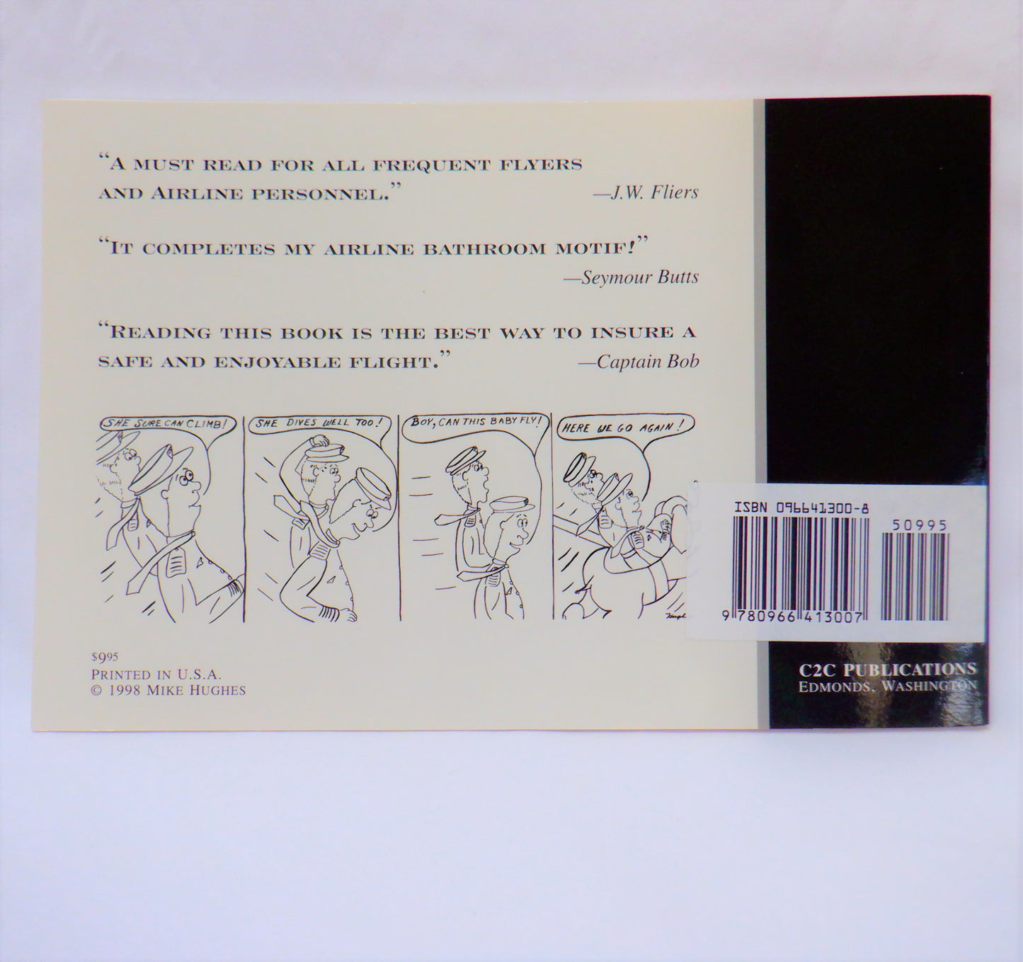 Whoops Airlines 1998 & Whoops More Fowl Weather 1999, RARE PAIR OF SIGNED BOOKS by Mike Hughes (1st Ed. SIGNED)
