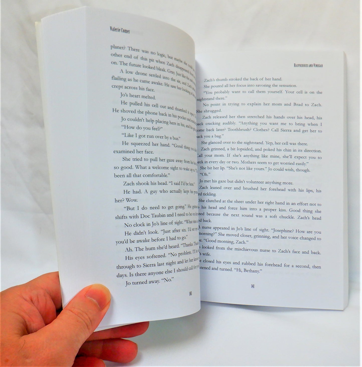 RASPBERRIES AND VINEGAR, A Farm Fresh Romance by Valerie Comer (1st Ed. SIGNED)