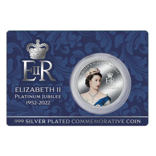 2022 SAMOA 50-Cent Commemorative Silver Coin: QUEEN ELIZABETH II PLATINUM JUBILEE