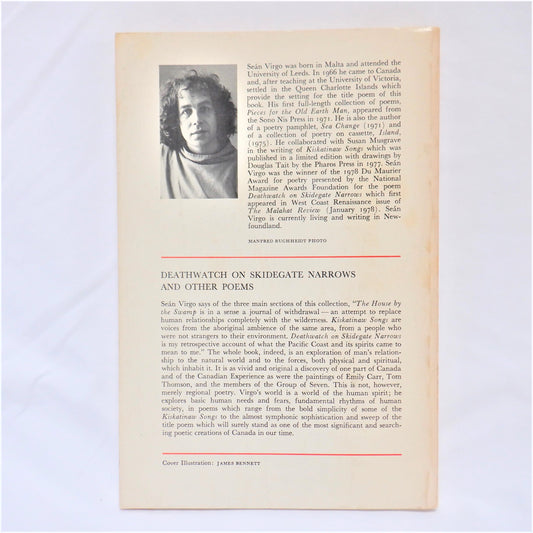 DEATHWATCH ON SKIDEGATE NARROWS, and Other Poems by Sean Virgo (1979 1st Ed.)