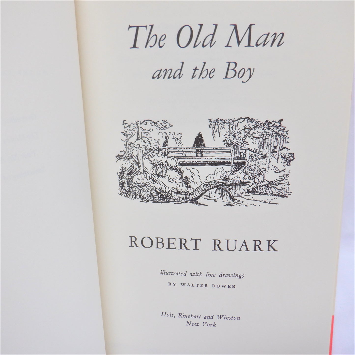 THE OLD MAN AND THE BOY, by Robert Ruark (RARE Holt Rinehart 1st Hardcover Edition 1957)