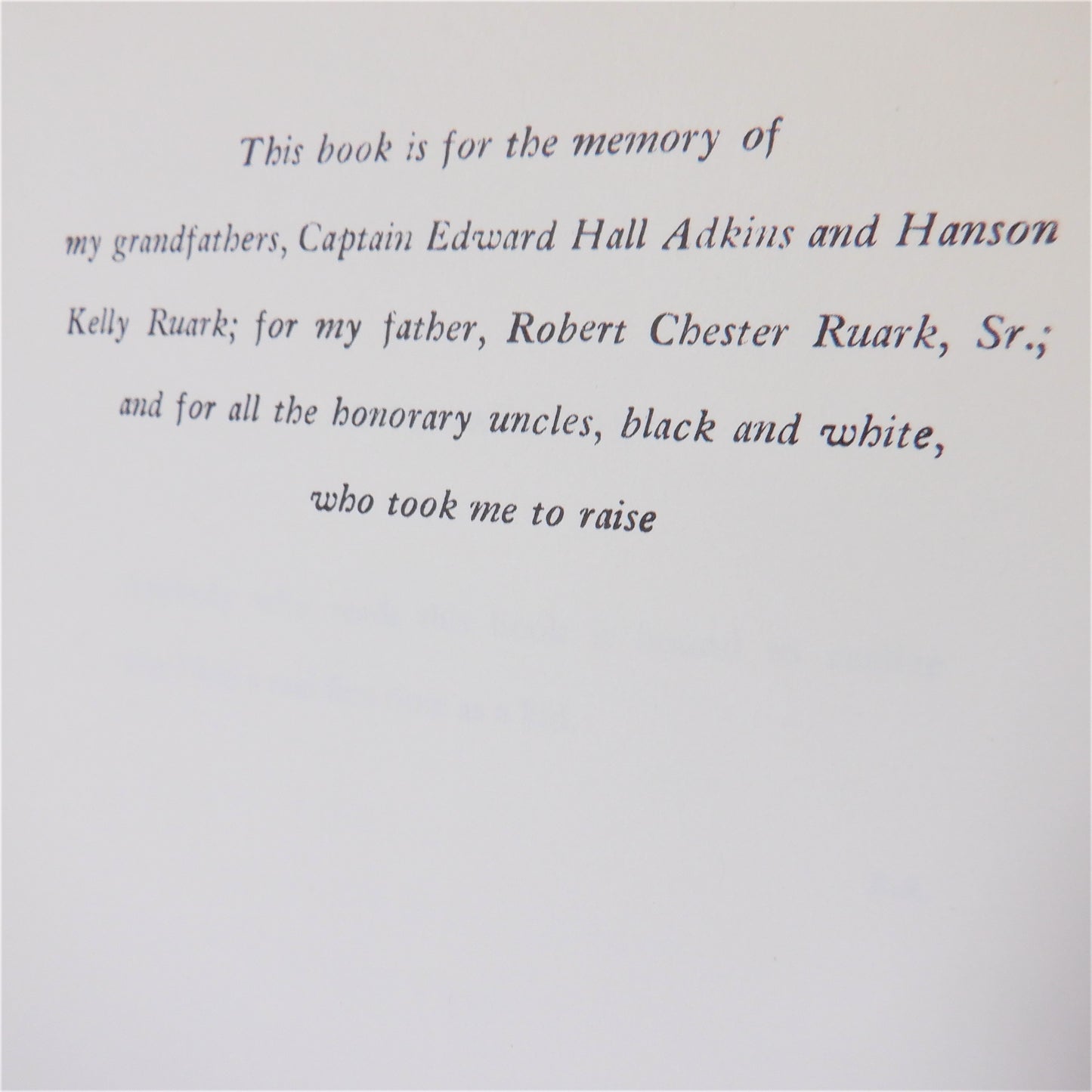 THE OLD MAN AND THE BOY, by Robert Ruark (RARE Holt Rinehart 1st Hardcover Edition 1957)