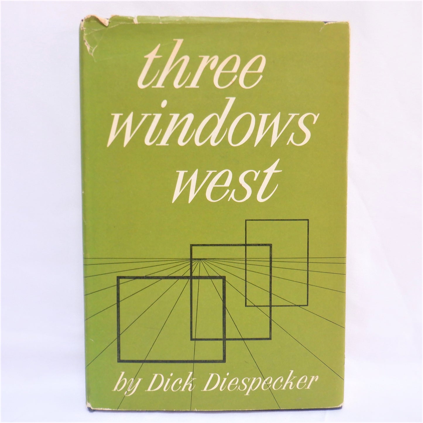 THREE WINDOWS WEST, Poetry by Dick Diespecker (1956 1st Ed.)