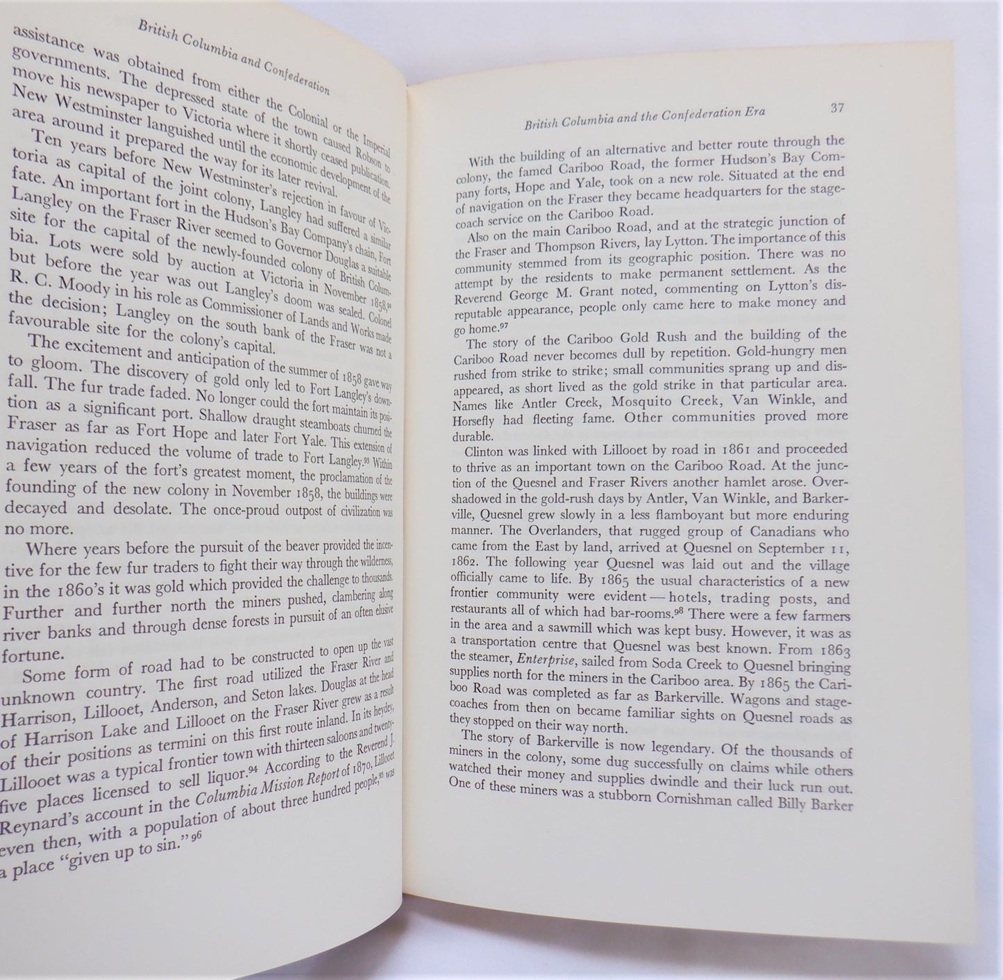 BRITISH COLUMBIA & Confederation, A Collection of Essays, Edited by W. George Shelton (1967 1st Ed.)