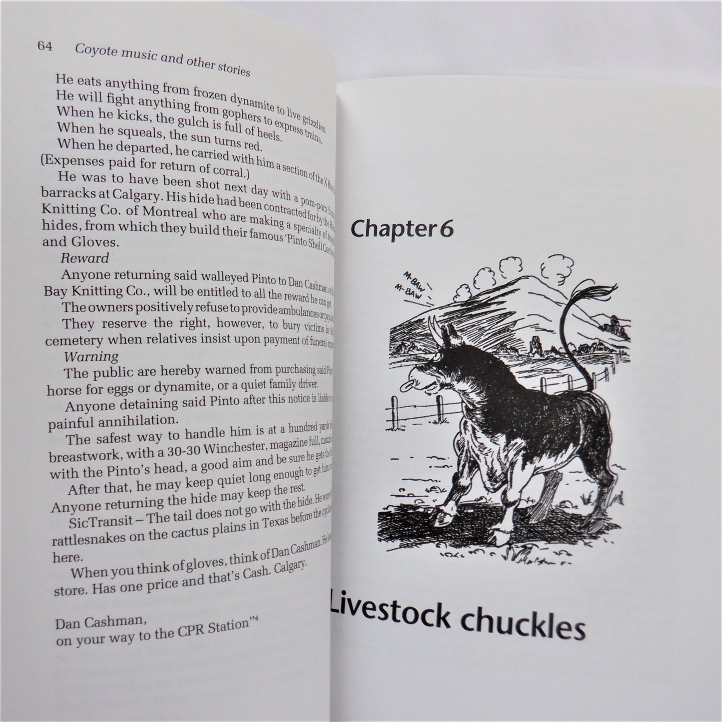 COYOTE MUSIC, and Other Humorous TALES OF THE EARLY WEST, by Grant MacEwan, 2002