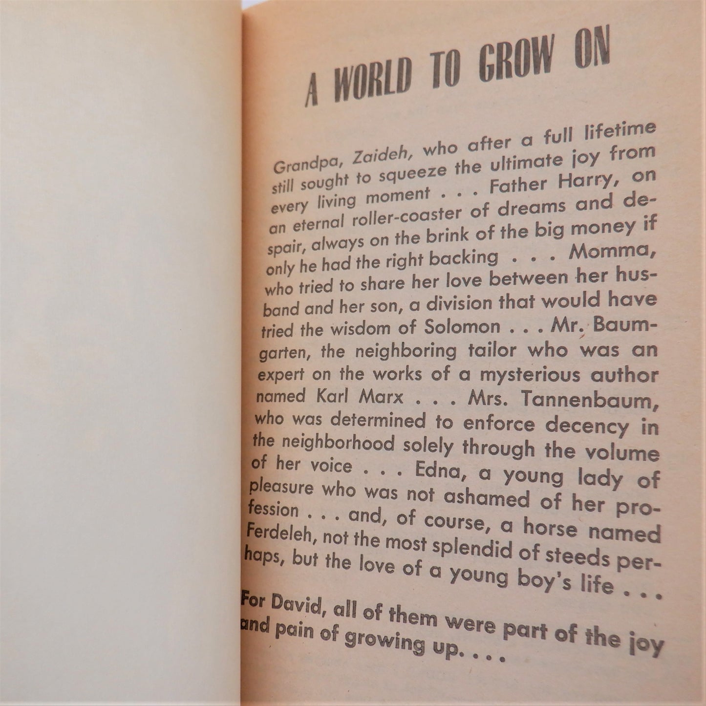 LIES MY FATHER TOLD ME, by Norman Allan (1975 1st Ed. Paperback)