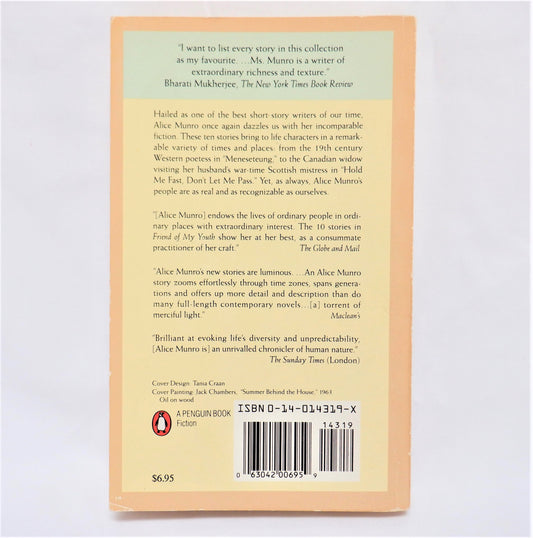 FRIEND OF MY YOUTH, Short Stories by Alice Munro, 1991