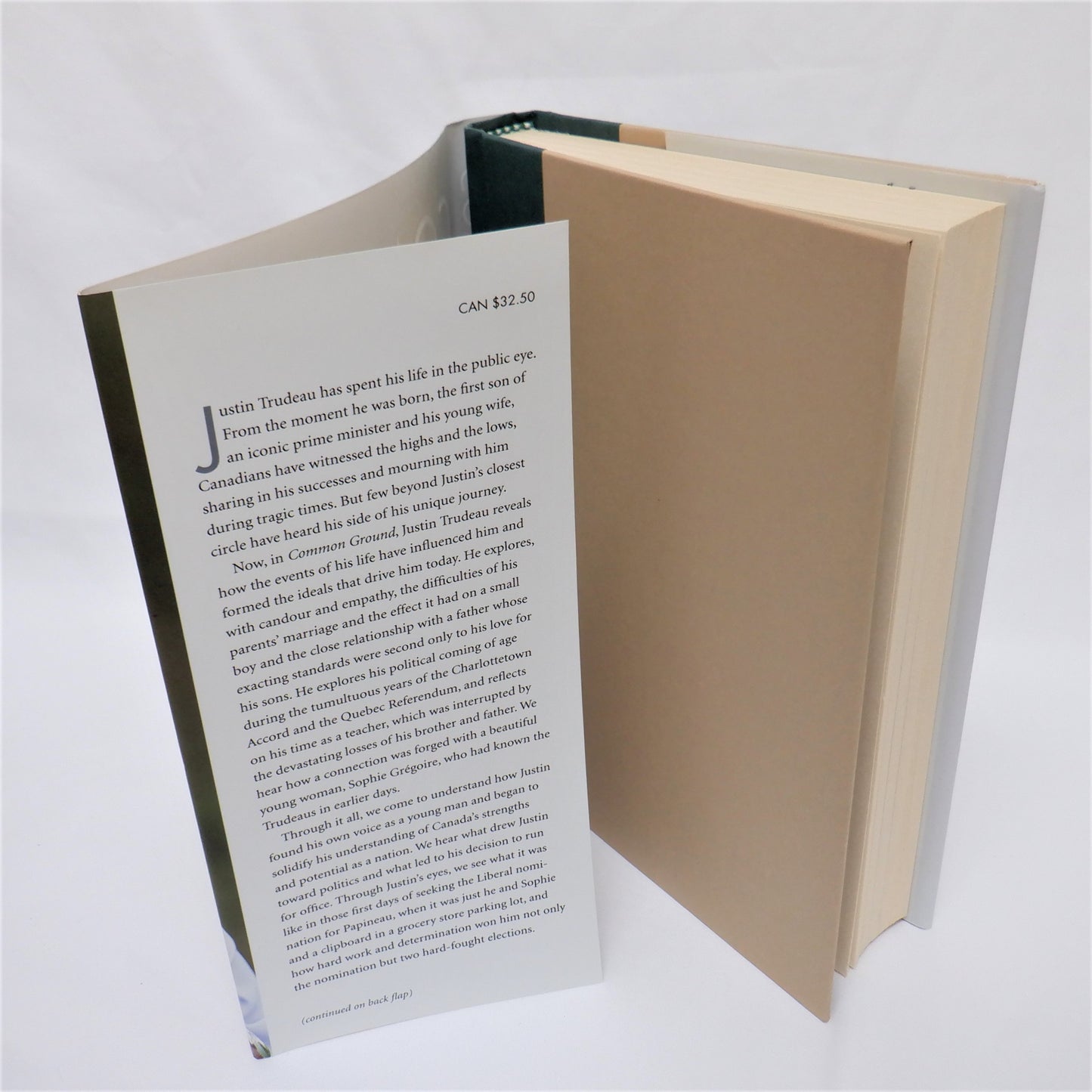 COMMON GROUND, Memoir by Justin Trudeau (2014 1st Ed.)