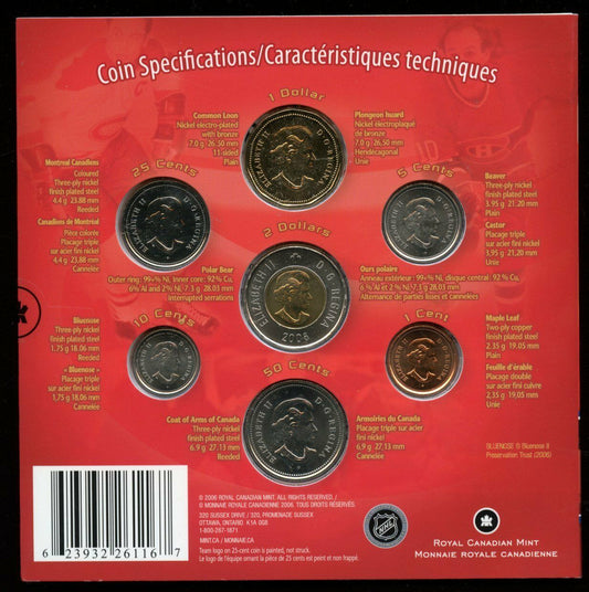 2005-2006 CANADA NHL® MONTREAL CANADIENS 7-Coin Commemorative Gift Set