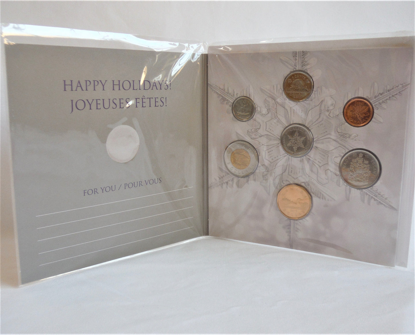 2011 PEACE & JOY/ PAIX ET JOIE Royal Canadian Mint 7-Coin Gift Set