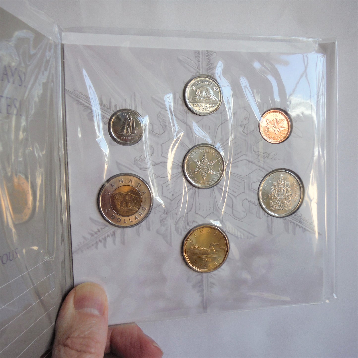 2011 PEACE & JOY/ PAIX ET JOIE Royal Canadian Mint 7-Coin Gift Set