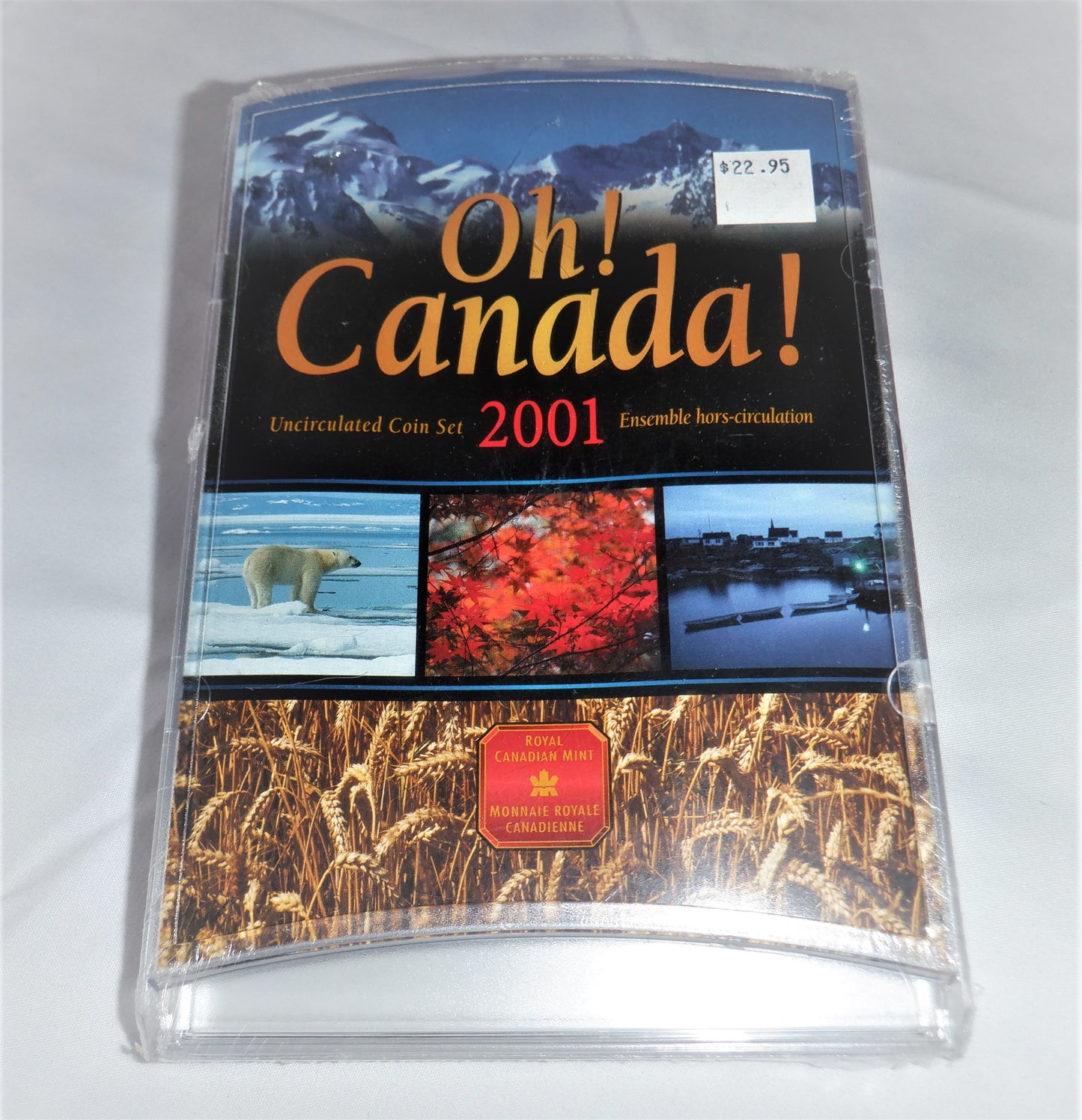 2001 OH! CANADA! Uncirculated RCM 7-Coin Set, in MINT-SEALED Plastic Display Case